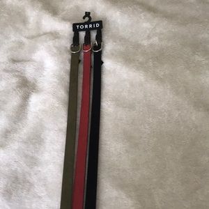 Set of 3 torrid belts